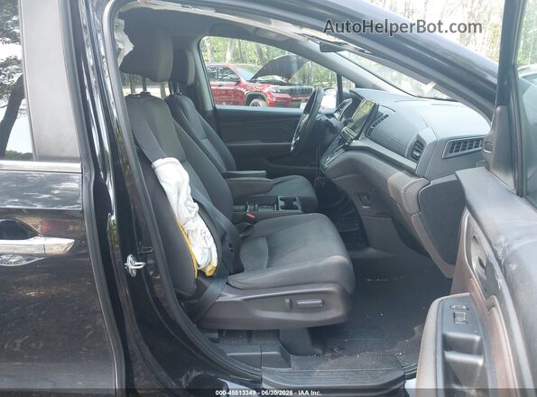 5FNRL6H54JB086823 2018 HONDA ODYSSEY Black Vista interior delantera
