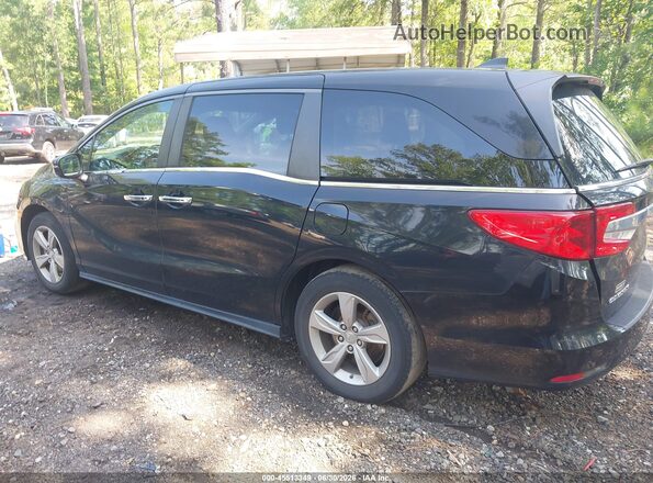 5FNRL6H54JB086823 2018 HONDA ODYSSEY Black Trasero izquierdo
