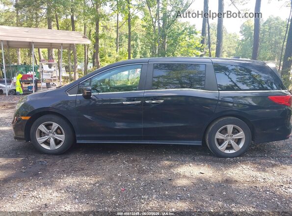 5FNRL6H54JB086823 2018 HONDA ODYSSEY Black Vista interior de 360 grados