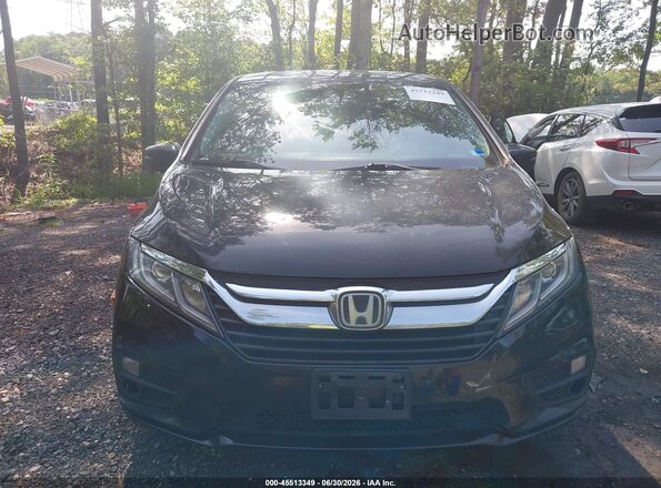 5FNRL6H54JB086823 2018 HONDA ODYSSEY Black Vista del cuadro de instrumentos