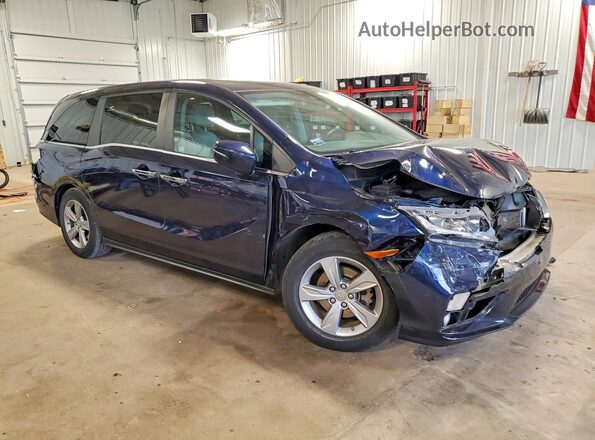 5FNRL6H54JB103295 2018 HONDA ODYSSEY Blue Front right