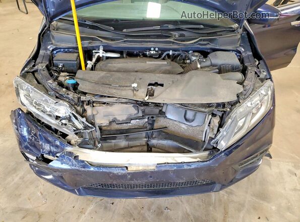 5FNRL6H54JB103295 2018 HONDA ODYSSEY Blue Engine compartment view