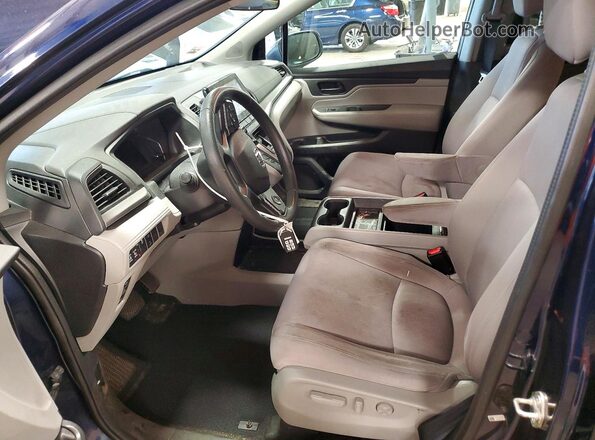 5FNRL6H54JB103295 2018 HONDA ODYSSEY Blue Front interior view