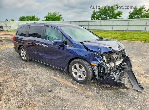 5FNRL6H54KB042788 2019 HONDA ODYSSEY Blue Delantero derecho