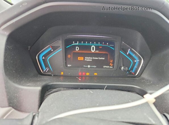 5FNRL6H54KB042788 2019 HONDA ODYSSEY Blue Vista del cuadro de instrumentos
