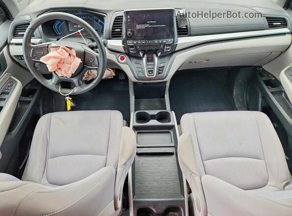 5FNRL6H54KB042788 2019 HONDA ODYSSEY Blue Vista del salpicadero