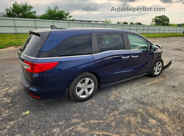 5FNRL6H54KB042788 2019 HONDA ODYSSEY Blue Trasero derecho