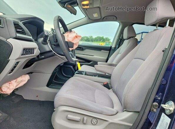 5FNRL6H54KB042788 2019 HONDA ODYSSEY Blue Vista interior delantera