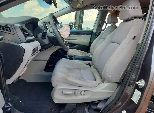 5FNRL6H54NB010766 2022 HONDA ODYSSEY Gray Вид салону спереду