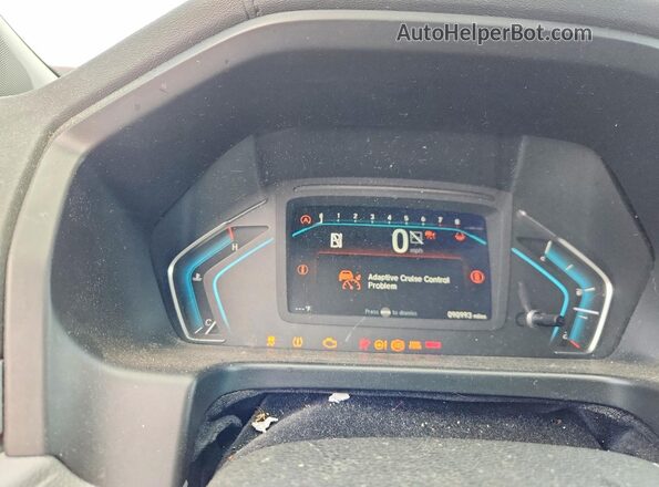 5FNRL6H54NB010766 2022 HONDA ODYSSEY Gray Вид щитка приладів