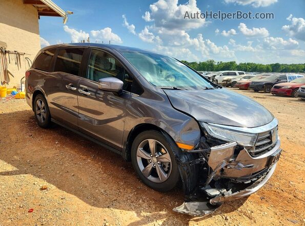 5FNRL6H54NB010766 2022 HONDA ODYSSEY Gray Передня права чверть