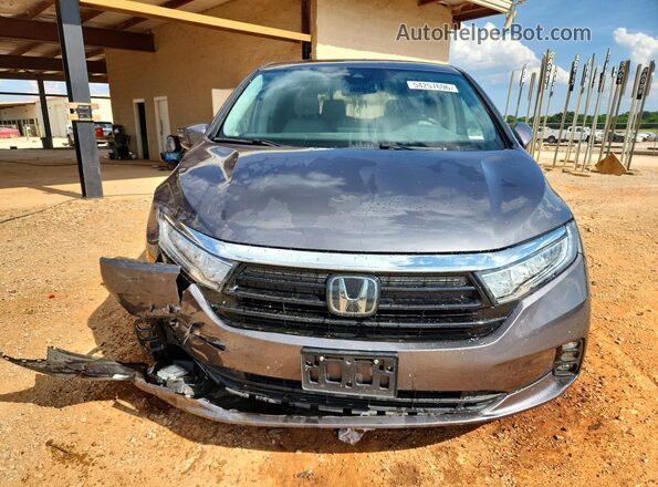 5FNRL6H54NB010766 2022 HONDA ODYSSEY Gray Вид спереду