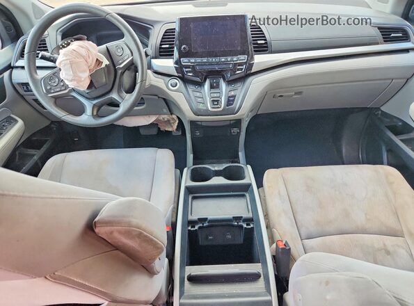5FNRL6H54NB010766 2022 HONDA ODYSSEY Gray Вид панелі приладів