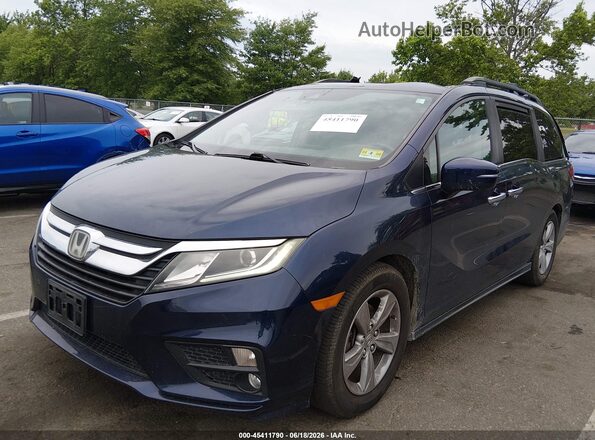 5FNRL6H55JB046248 2018 HONDA ODYSSEY Dark Blue Przód lewy