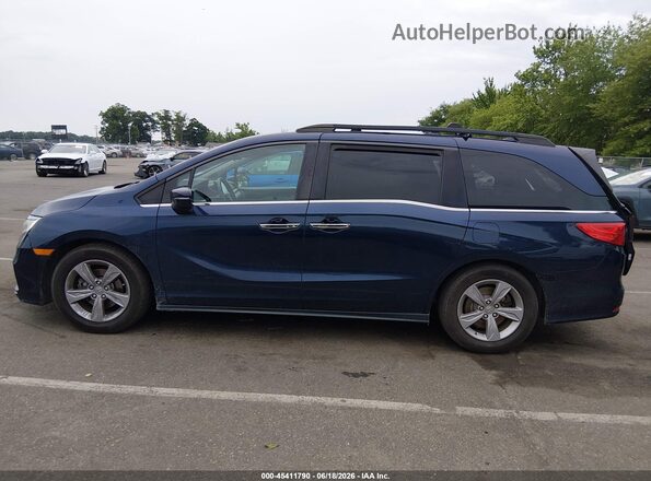 5FNRL6H55JB046248 2018 HONDA ODYSSEY Dark Blue Widok wnętrza 360 stopni