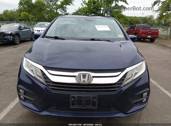 5FNRL6H55JB046248 2018 HONDA ODYSSEY Dark Blue Widok zestawu wskaźników