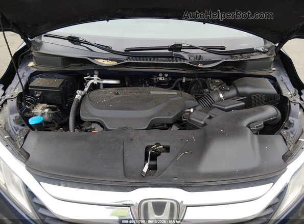 5FNRL6H55JB046248 2018 HONDA ODYSSEY Dark Blue Widok z tyłu