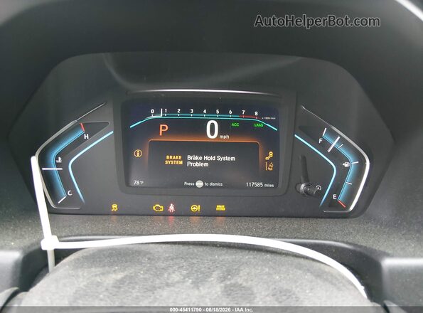 5FNRL6H55JB046248 2018 HONDA ODYSSEY Dark Blue Widok tylnych siedzeń