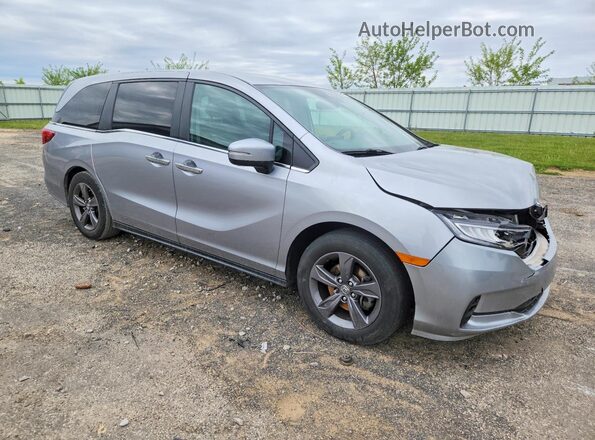 5FNRL6H55MB020463 2021 HONDA ODYSSEY Gray Front right