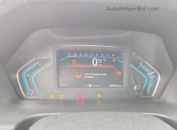 5FNRL6H55MB020463 2021 HONDA ODYSSEY Gray Instrument cluster view