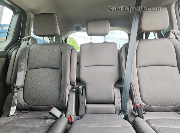 5FNRL6H55MB020463 2021 HONDA ODYSSEY Gray Rear seats view