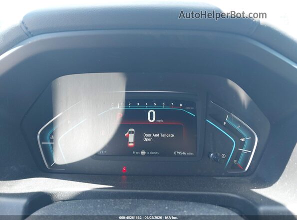 5FNRL6H56JB070509 2018 HONDA ODYSSEY Blue Widok tylnych siedzeń
