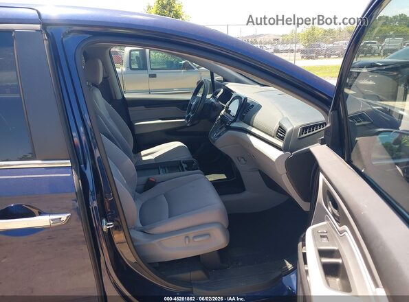 5FNRL6H56JB070509 2018 HONDA ODYSSEY Blue Widok wnętrza z przodu