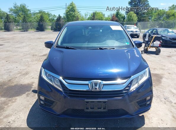 5FNRL6H56JB070509 2018 HONDA ODYSSEY Blue Widok zestawu wskaźników