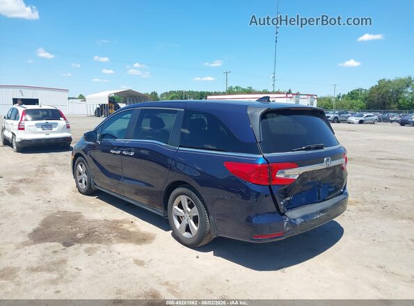 5FNRL6H56JB070509 2018 HONDA ODYSSEY Blue Tył lewy