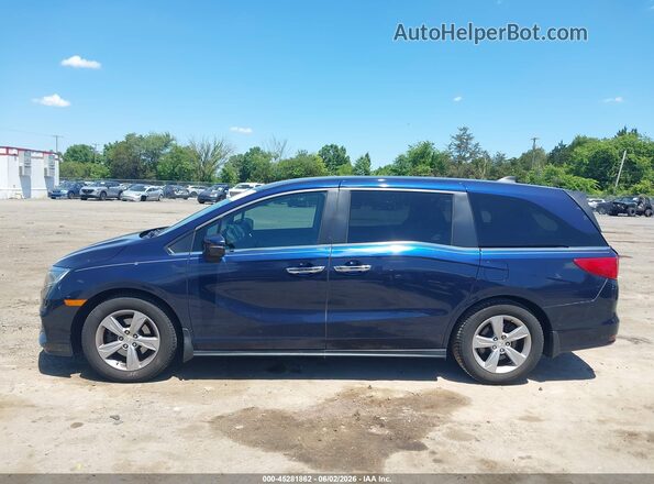 5FNRL6H56JB070509 2018 HONDA ODYSSEY Blue Widok wnętrza 360 stopni