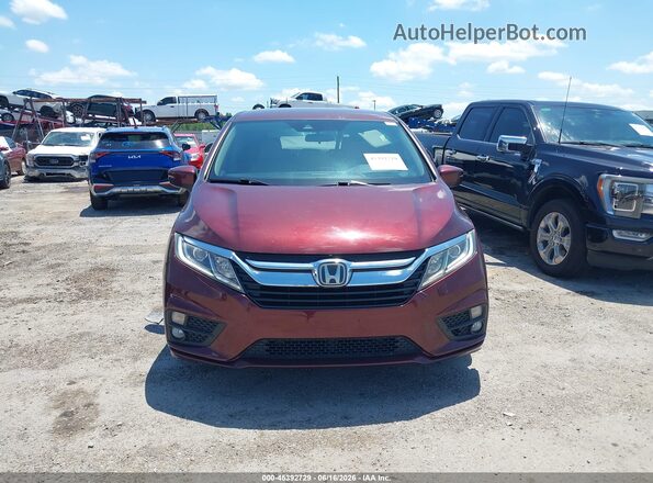 5FNRL6H56JB110006 2018 HONDA ODYSSEY Maroon 