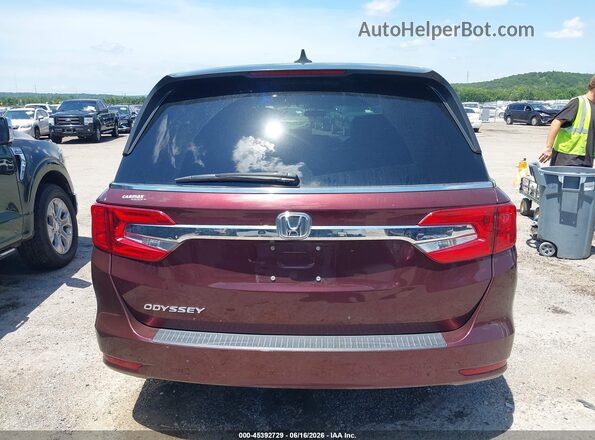 5FNRL6H56JB110006 2018 HONDA ODYSSEY Maroon 
