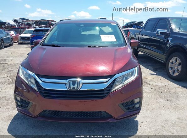 5FNRL6H56JB110006 2018 HONDA ODYSSEY Maroon 