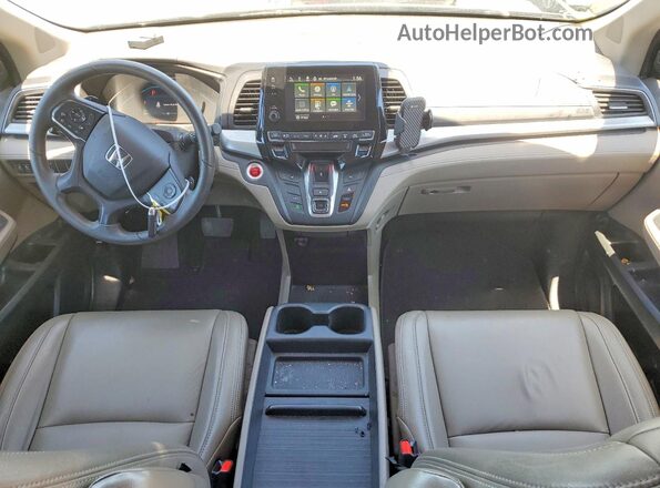 5FNRL6H56KB011591 2019 HONDA ODYSSEY Gray Vista del salpicadero
