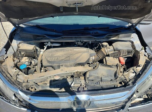 5FNRL6H56KB034806 2019 HONDA ODYSSEY Silver ძრავის განყოფილების ხედი