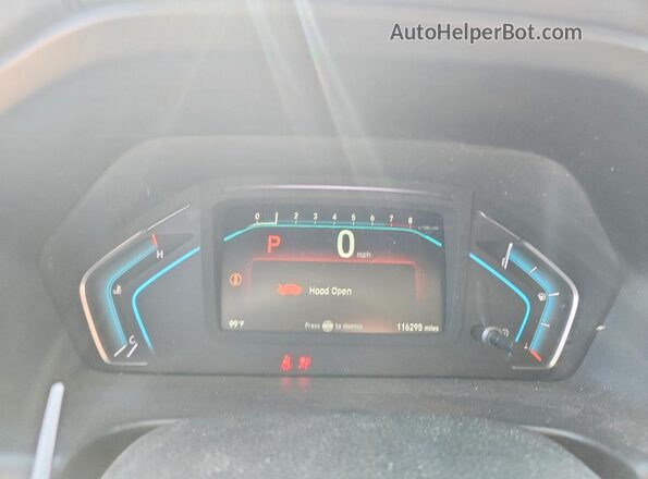 5FNRL6H56KB034806 2019 HONDA ODYSSEY Silver ხელსაწყოთა პანელის ხედი