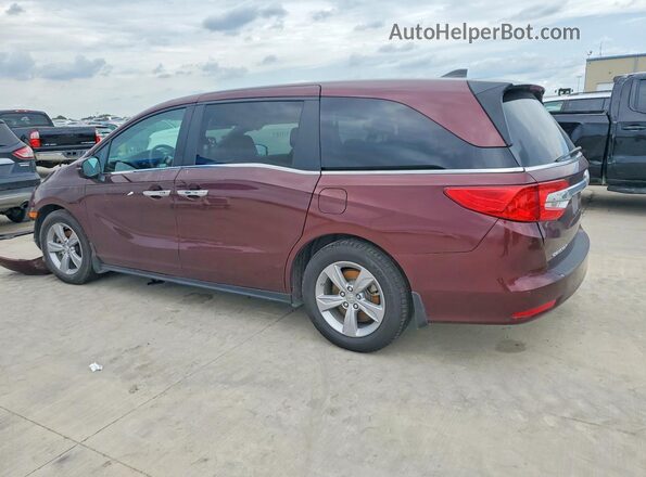 5FNRL6H56LB057195 2020 HONDA ODYSSEY Maroon Rear left