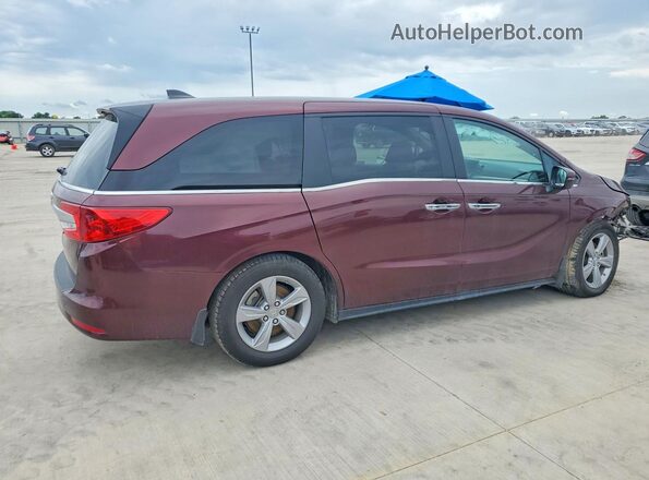 5FNRL6H56LB057195 2020 HONDA ODYSSEY Maroon Rear right
