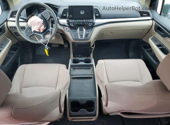 5FNRL6H56LB057195 2020 HONDA ODYSSEY Maroon Dashboard view