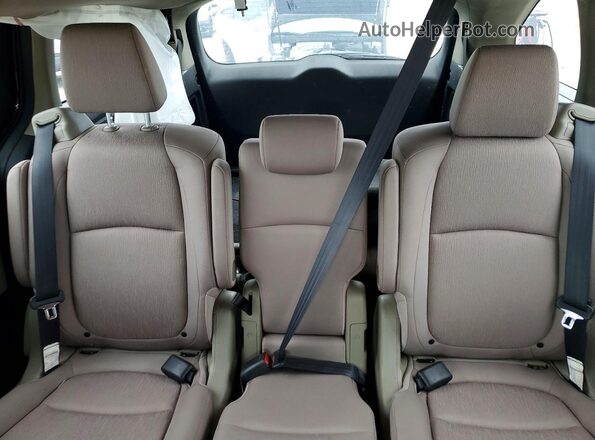 5FNRL6H56LB057195 2020 HONDA ODYSSEY Maroon Rear seats view