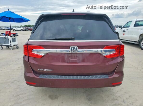 5FNRL6H56LB057195 2020 HONDA ODYSSEY Maroon Rear view