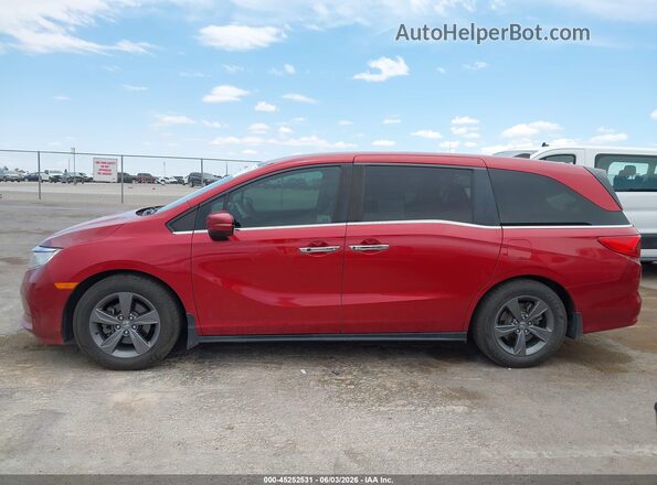 5FNRL6H56NB020571 2022 HONDA ODYSSEY Red Панорамний вид салону 360°