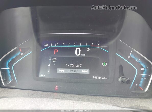 5FNRL6H56NB020571 2022 HONDA ODYSSEY Red Вид задніх сидінь