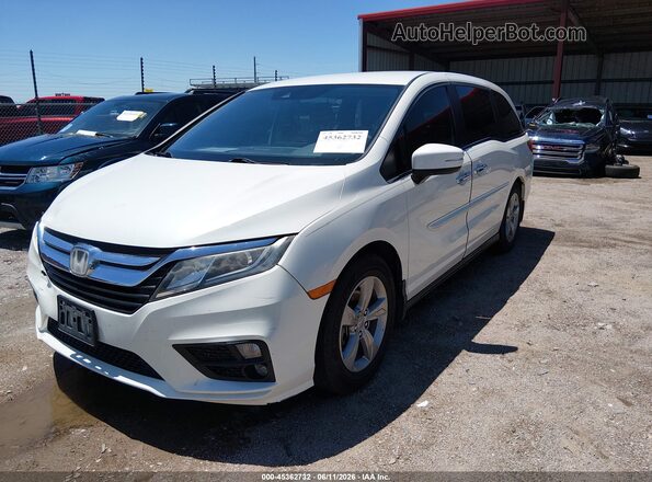 5FNRL6H57JB029340 2018 HONDA ODYSSEY Белый Передняя левая четверть