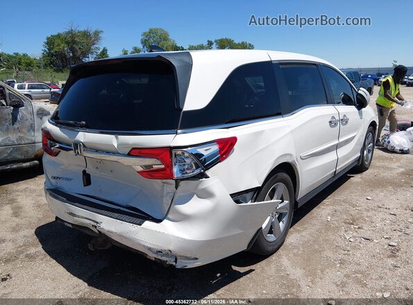 5FNRL6H57JB029340 2018 HONDA ODYSSEY Белый Задняя правая четверть