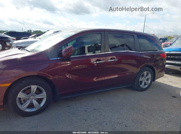 5FNRL6H57JB037406 2018 HONDA ODYSSEY Maroon 360 interior view