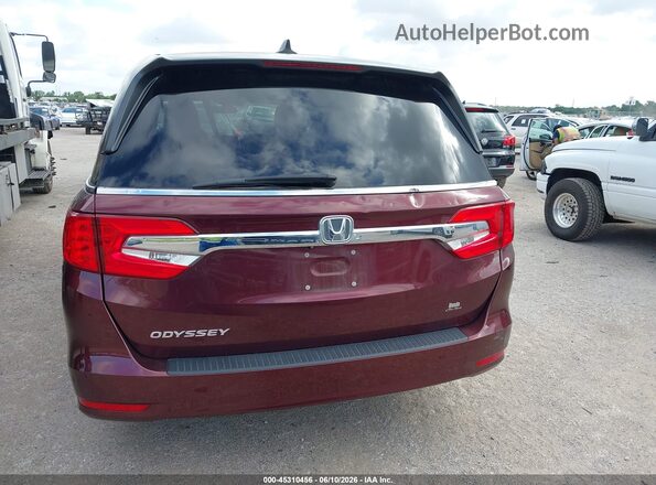 5FNRL6H57JB037406 2018 HONDA ODYSSEY Maroon 