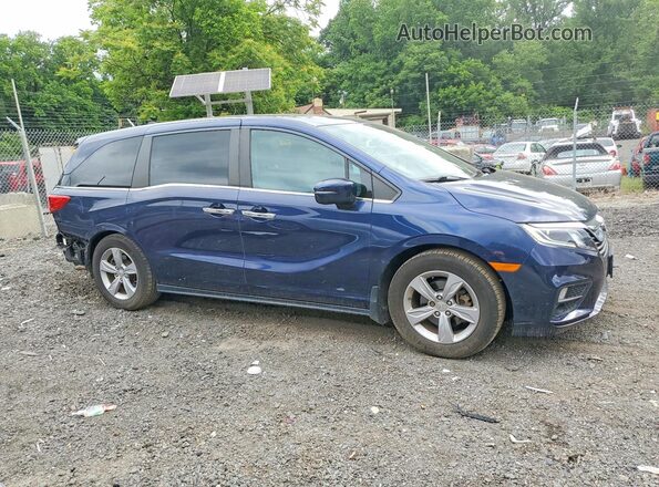 5FNRL6H57JB094804 2018 HONDA ODYSSEY Blue 