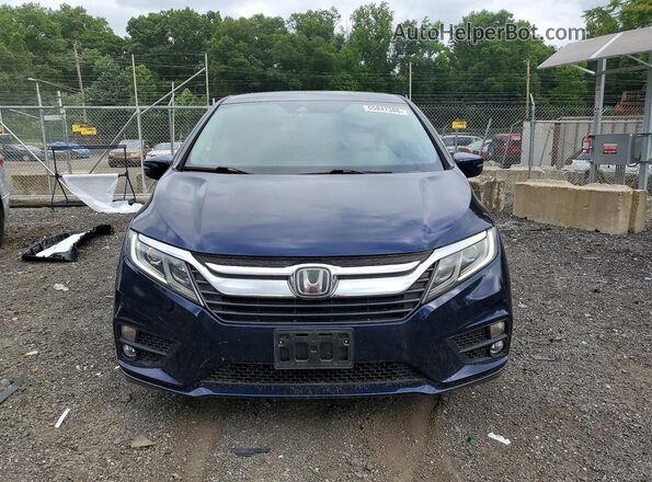 5FNRL6H57JB094804 2018 HONDA ODYSSEY Blue 