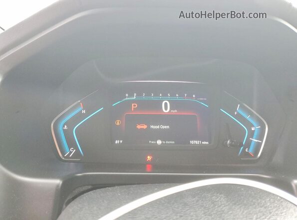 5FNRL6H57KB091774 2019 HONDA ODYSSEY Gray 